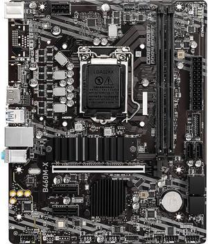 MSI B460M-X Intel B460 LGA 1200 DDR4 64GB Micro ATX Motherboard