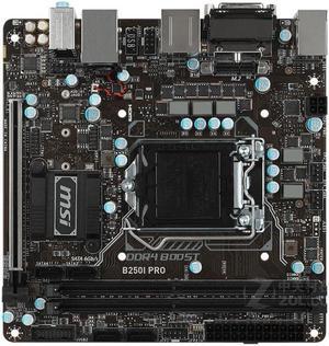MSI B250I PRO Intel B250 LGA 1151 DDR4 32GB Mini-ITX Motherboard