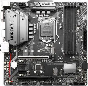MSI B360M MORTAR Intel B360 LGA 1151 DDR4 64GB Micro ATX Motherboard