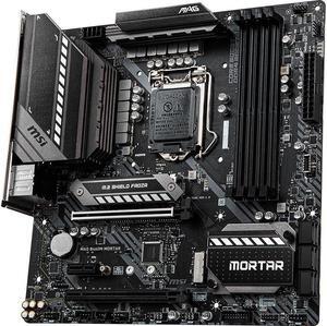 MSI MAG B460M MORTAR Intel B460 LGA 1200 DDR4 128GB Micro ATX Motherboard