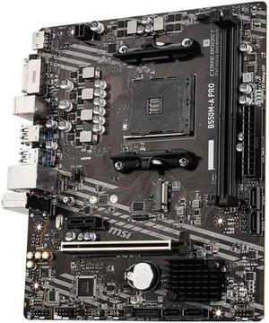 MSI B550M-A PRO AMD B550 Socket AM4 DDR4 64GB Micro ATX Motherboard