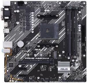 ASUS PRIME A520M-A Socket AM4 DDR4 128GB Micro ATX Motherboard