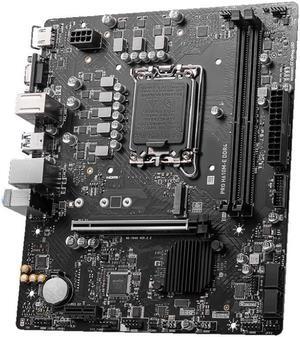 MSI PRO H610M-E DDR4 Intel H610 LGA 1700 DDR4 64GB Micro ATX Motherboard