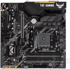 ASUS TUF B450M-PLUS GAMING Socket AM4 DDR4 128GB Micro ATX Motherboard