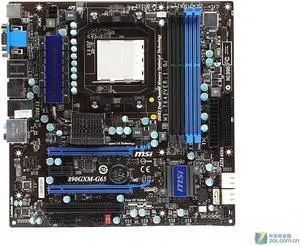 MSI 890GXM-G65 AMD 890GX Socket AM3 DDR3 16GB Micro ATX Motherboard
