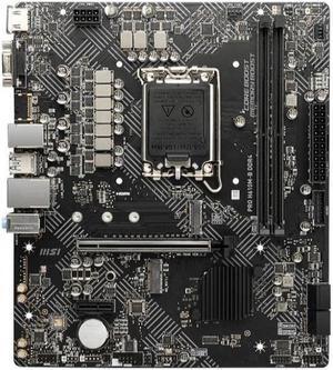 MSI PRO H610M-B DDR4 Intel H610 LGA 1700 DDR4 64GB Micro ATX Motherboard