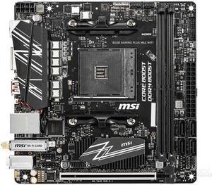 MSI B450I GAMING PLUS MAX WIFI AMD B450 Socket AM4 DDR4 64GB Mini-ITX Motherboard