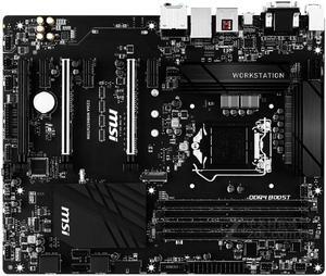 MSI C236A WORKSTATION Intel C236 LGA 1151 DDR4 64GB ATX Motherboard