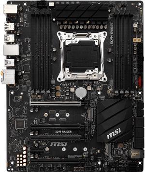 MSI X299 RAIDER Intel X299 LGA 2066 DDR4 128GB ATX Motherboard