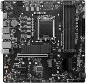 MSI PRO B760M-P DDR4 Intel B760 LGA 1700 DDR4 128GB Micro ATX Motherboard
