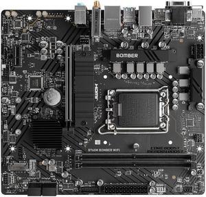 MSI B760M BOMBER WIFI Intel B760 LGA 1700 DDR5 128GB Micro ATX Motherboard