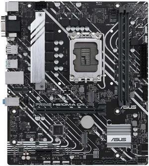 ASUS PRIME H610M-A D4 LGA 1700 DDR4 64GB Micro ATX Motherboard