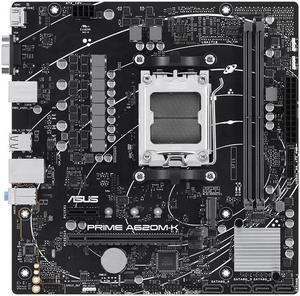 ASUS PRIME A620M-K Socket AM5 DDR5 64GB Micro ATX Motherboard