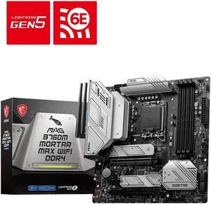 MSI MAG B760M MORTAR MAX WIFI DDR4 Intel B760 LGA 1700 DDR4 128GB Micro ATX Motherboard
