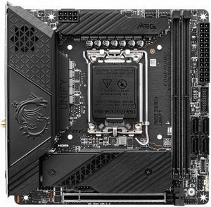 MSI MEG Z690I UNIFY Intel Z690 LGA 1700 DDR5 64GB Mini-ITX Motherboard