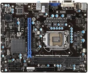 MSI H61M-P35(B3) Intel H61 LGA 1155 DDR3 16GB Micro ATX Motherboard