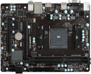 MSI A68HM-E33 AMD A68H Socket FM1 DDR3 32GB Micro ATX Motherboard