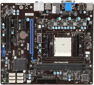 MSI A75MA-P35 AMD A75 Socket FM1 DDR3 16GB Micro ATX Motherboard