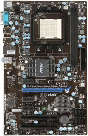 MSI 870-C45 V2 AMD 770 Socket AM3 DDR3 8GB ATX Motherboard