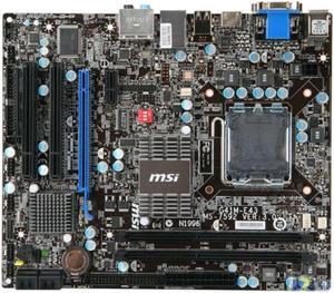MSI G41M-E43 Intel G41 LGA 775 DDR3 4GB Micro ATX Motherboard