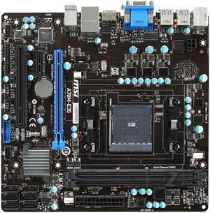 MSI A78M-E35 AMD A78 Socket FM2+ DDR3 32GB Micro ATX Motherboard