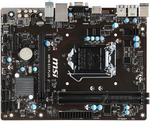 MSI H81M-E33 PLUS Intel H81 LGA 1150 DDR3 16GB Micro ATX Motherboard