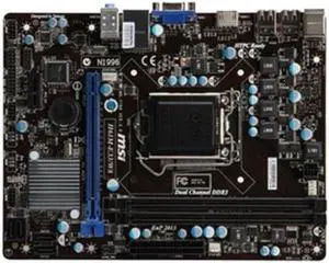 MSI H61M-E33/W8 Intel H61 LGA 1155 DDR3 16GB Micro ATX Motherboard