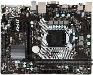 MSI H110M PRO-VH Intel H110 LGA 1151 DDR4 32GB Micro ATX Motherboard