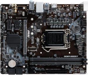 MSI B365M WIND Intel B365 LGA 1151 DDR4 32GB Micro ATX Motherboard
