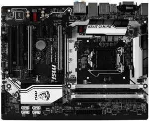MSI Z170 Krait GAMING Intel Z170 LGA 1151 DDR4 64GB ATX Motherboard
