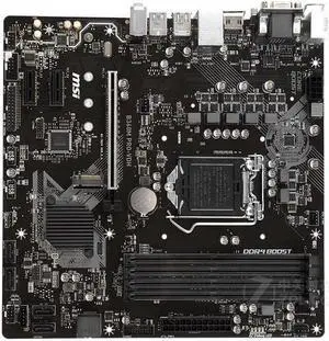 MSI B360M PRO-VDH Intel B360 LGA 1151 DDR4 64GB Micro ATX Motherboard