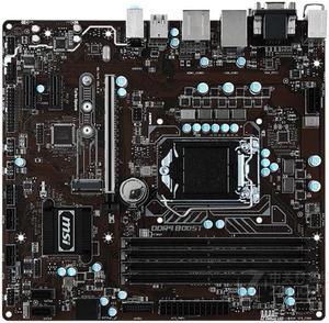 MSI B250M PRO-VDH Intel B250 LGA 1151 DDR4 64GB Micro ATX Motherboard