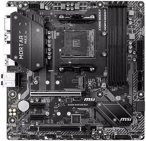 MSI B450M MORTAR MAX AMD B450 Socket AM4 DDR4 128GB Micro ATX Motherboard