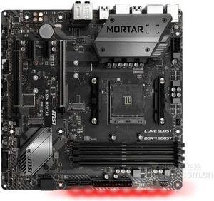 MSI B450M MORTAR AMD B450 Socket AM4 DDR4 64GB Micro ATX Motherboard