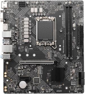 MSI PRO H610M-G DDR4 Intel H610 LGA 1700 DDR4 64GB Micro ATX Motherboard