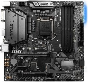 MSI MAG Z390M MORTAR Intel Z390 LGA 1151 DDR4 128GB Micro ATX Motherboard