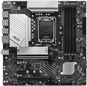 MSI PRO B760M-A DDR4 II Intel B760 LGA 1700 DDR5 128GB Micro ATX Motherboard