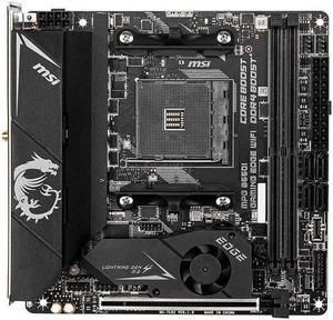 MSI MPG B550I GAMING EDGE WIFI AMD B550 Socket AM4 DDR4 64GB Mini-ITX Motherboard