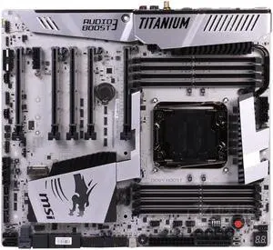 MSI X99A XPOWER GAMING TITANIUM Intel X99 LGA 2011-V3 DDR4 128GB E-ATX Motherboard