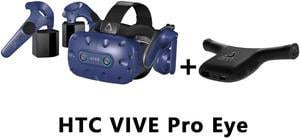 HTC VIVE Pro Eye Virtual Reality Only with Eye Tracking Wireless adapters  Kit