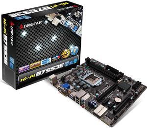 BIOSTAR Hi-Fi B75S3E LGA 1155 Core i7/ i5/ i3 HDMI SATA 6Gb/s USB 3.0 ITX Intel Motherboard