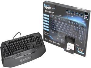ROCCAT ROC-12-851-BN Ryos MK Pro Mechanical Keyboard with Per-key Illumination - Brown Cherry MX Key Switch