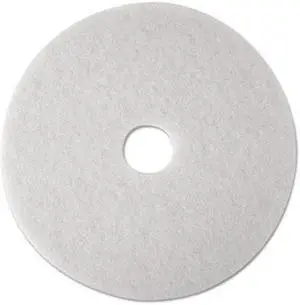 3M White Super Polish Floor Pads 4100, Polishing, 27" White, 5 Pads (MMM20313) 3M White Super Polish Floor Pads 4100, Polishing, 27" White, 5 Pads (MMM20313)