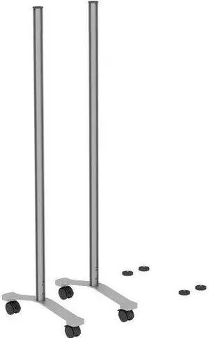 Lorell Legs, F/Panel Dividers, W/Casters, 18-3/4"X2"X48-3/8", Sr (LLR90272)
