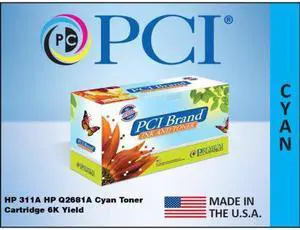 Premium Compatibles Q2681ARPC Toner Cartridge - Replacement for HP - Cyan