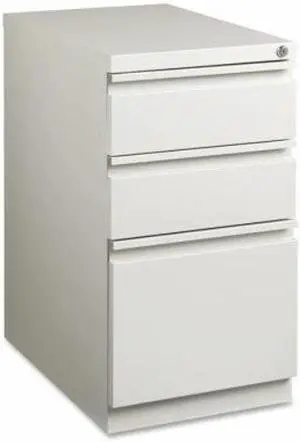 Lorell Mobile File Pedestal - 15" x 20" x 27.8" - Letter - Security Lock, Recessed Handle, Ball-bearing Suspension - Lig Lorell Mobile File Pedestal - 15" x 20" x 27.8" - Letter - Security Lock, Recessed Handle, Ball-bearing Suspension - Lig