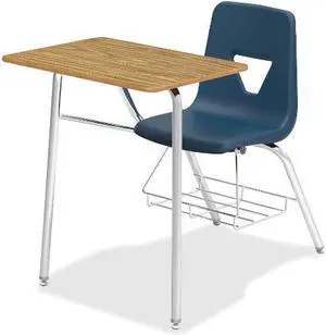 Lorell Student Combo Desk, 24"X34"X31", 2/Ct, Navy, 2 Each/Carton (LLR99914)