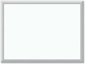 U Brands Melamine Dry Erase Board, 24 x 18, White Surface, Each (UBR030U0001)