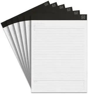 Tru Red Notepads, Meeting Agenda Format Ruled, 50 Sheets, 6/Pack (TUD24419927)