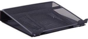 Lorell Laptop Stand, Steel Mesh, 13"x11-1/12"x3-1/2" , Black (LLR80620)